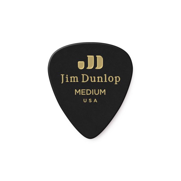 Dunlop 483P03MD Celluloid Black Classics-12 stk.